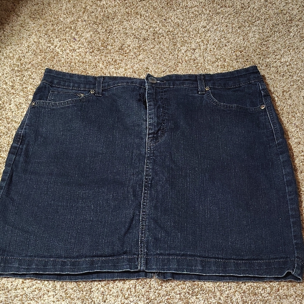 Style & Co. Blue Mini Pencil Skirt